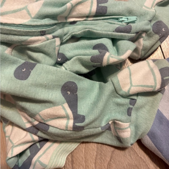 Carter's Aqua Turtle Print Kids One Piece - Picture 6 of 7